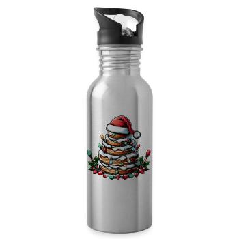 Cake Decoration Cake Decorator Santa Hat - Water bottle with straw - silver - Right