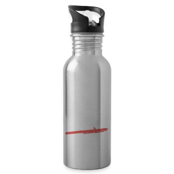 Piccolos, I make my own horn - Water bottle with straw - silver - Right
