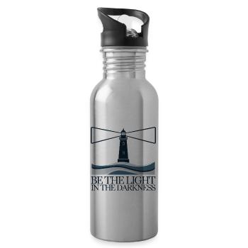 LEUCHTTÜRME - Trinkflasche mit integriertem Trinkhalm - Lightsilver - Rechts
