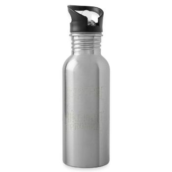 Nur noch ein Fahrrad Teil I Versprechen - Trinkflasche mit integriertem Trinkhalm - Lightsilver - Rechts