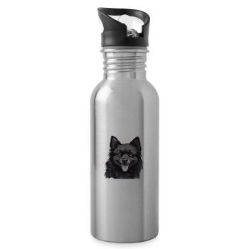 I asked God for a God friend, so he sent - Water bottle with straw - silver - Right