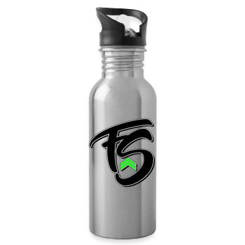 Fresh Style - Water bottle with straw - silver - Right