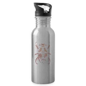 insect - Water bottle with straw - silver - Right