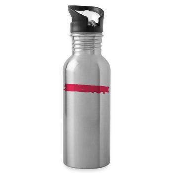 Remmidemmi Shirt - Trinkflasche mit integriertem Trinkhalm - Lightsilver - Rechts