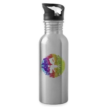 Car painters - Water bottle with straw - silver - Right