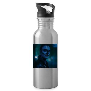 Creative & Efficient Freak - Water bottle with straw - silver - Right