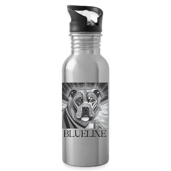 Blueline2 - Trinkflasche mit integriertem Trinkhalm - Lightsilver - Rechts