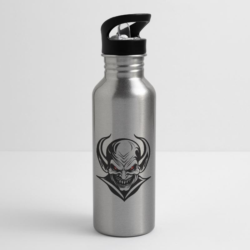 Devil / Hell / Horror / Devilish / Evil Water bottle with straw