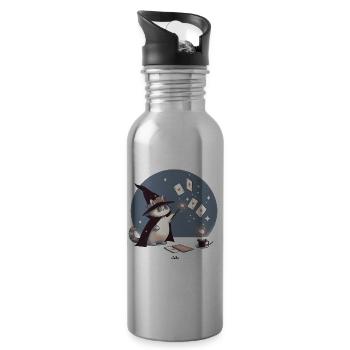 Chartomancer - Trinkflasche mit integriertem Trinkhalm - Lightsilver - Rechts