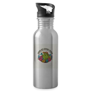 Garten der verlorenen Hoffnungen - Trinkflasche mit integriertem Trinkhalm - Lightsilver - Rechts