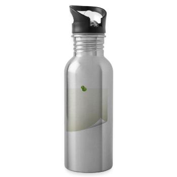 Post-it Zettel - Trinkflasche mit integriertem Trinkhalm - Lightsilver - Rechts