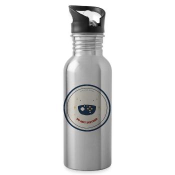 Gamer Badge Do Not Disturb Controller - Trinkflasche mit integriertem Trinkhalm - Lightsilver - Rechts