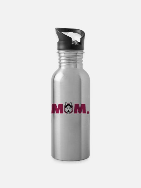 Alaskan Malamute - Trinkflasche mit integriertem Trinkhalm - 