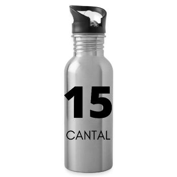 15 CHANTAL - Trinkflasche mit integriertem Trinkhalm - Lightsilver - Rechts