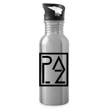 Palz Winegod - Trinkflasche mit integriertem Trinkhalm - Lightsilver - Rechts