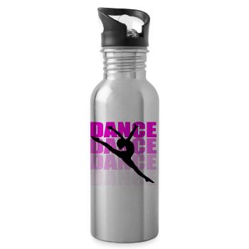 Dance - Trinkflasche mit integriertem Trinkhalm - Lightsilver - Rechts