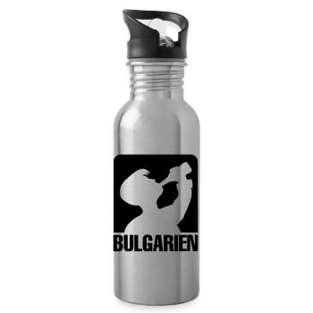 bulgarien urlaub party - Trinkflasche mit integriertem Trinkhalm - Lightsilver - Rechts