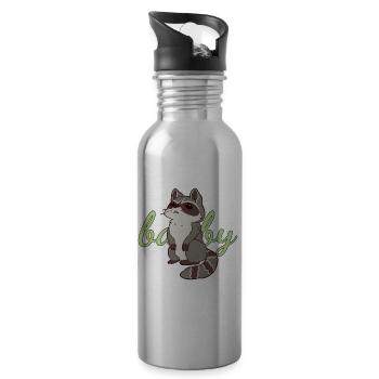 BABY Marshmallow - Trinkflasche mit integriertem Trinkhalm - Lightsilver - Rechts