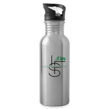 LFS Lastenrad-Community - Trinkflasche mit integriertem Trinkhalm - Lightsilver - Rechts
