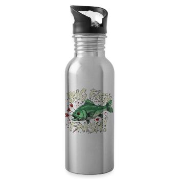 Darts big fFish finish Dart High Finish 170 - Water bottle with straw - silver - Right