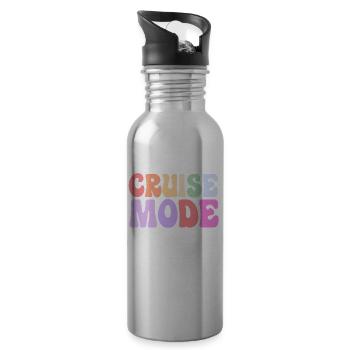 Cruise Cruise Ship - Water bottle with straw - silver - Right