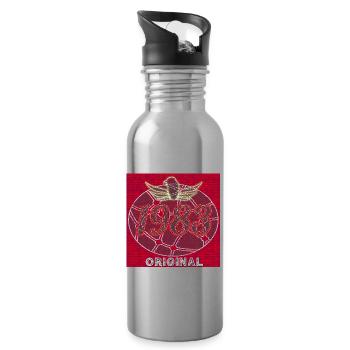 1983 (Original) - Abbild - 2023 - Trinkflasche mit integriertem Trinkhalm - Lightsilver - Rechts