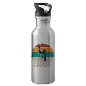 Caught - Space Travel - Rocket - Gripper Arms - Catch - Water bottle with straw - silver - Right
