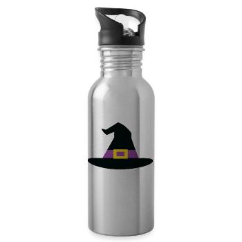 Witch Hat Purple - Trinkflasche mit integriertem Trinkhalm - Lightsilver - Rechts