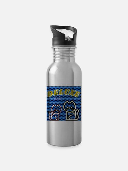 Deluxe 2.1 - Image - 2023 - Gourde avec paille intégrée - argent clair