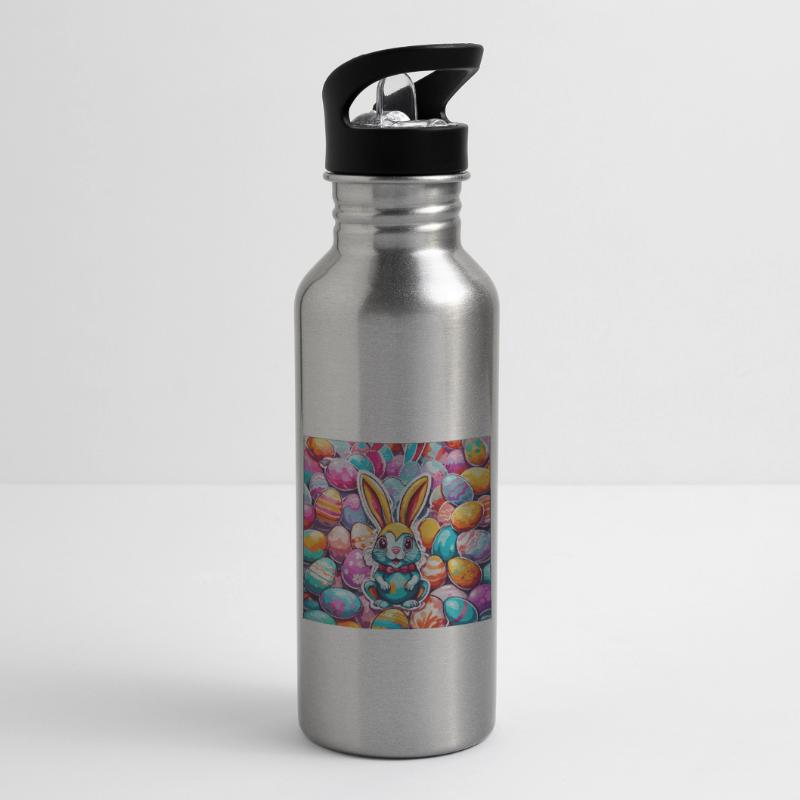 Easter Bunny / Easter / Eggs / Holidays / Easter Water bottle with straw