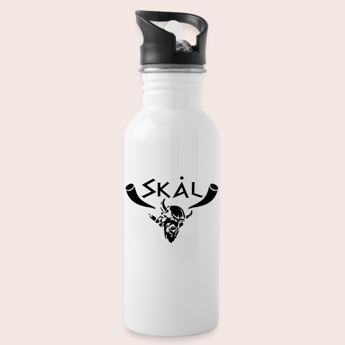 Skal - Trinkflasche mit integriertem Trinkhalm