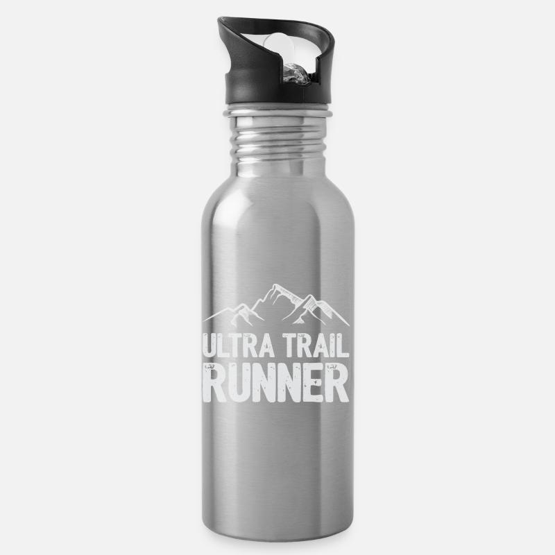 Ultra Trail Runner - Gourde avec paille intégrée - argent clair