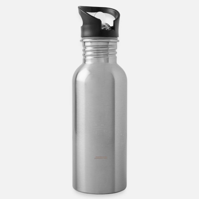 St. Johann Tirol - Trinkflasche mit integriertem Trinkhalm - Lightsilver