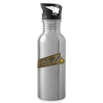 RTZ (en anglais) - Gourde avec paille intégrée - argent clair - Droite