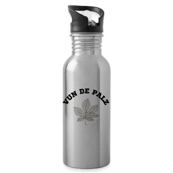 Vun de palz - Gourde avec paille intégrée - argent clair - Droite