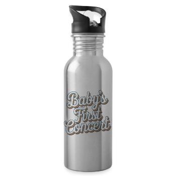 Baby's First Concert 20 - Trinkflasche mit integriertem Trinkhalm - Lightsilver - Rechts