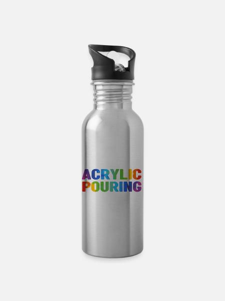 Maler Kunsthandwerk - Trinkflasche mit integriertem Trinkhalm -