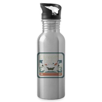 Crabbing Crew 15 - Trinkflasche mit integriertem Trinkhalm - Lightsilver - Rechts