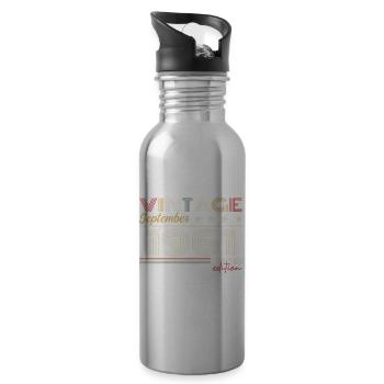 Jahrgang September 1961 September 1961 September - Trinkflasche mit integriertem Trinkhalm - Lightsilver - Rechts