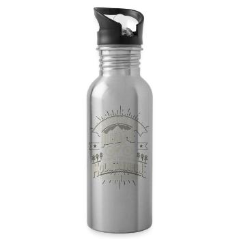 Mountainbike Therapie Fahrrad - Trinkflasche mit integriertem Trinkhalm - Lightsilver - Rechts