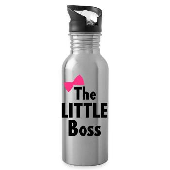 The little boss - Water bottle with straw - silver - Right
