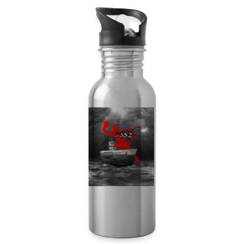 "U 552" U-Boot - Trinkflasche mit integriertem Trinkhalm - Lightsilver - Rechts