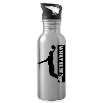 Basketball Sports Basketball Game Jersey - Water bottle with straw - silver - Right