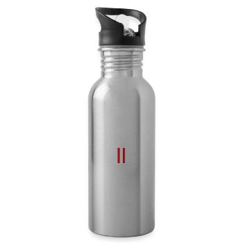 Game Paused Talk Fast Video Game Player Gaming Gam - Trinkflasche mit integriertem Trinkhalm - Lightsilver - Rechts