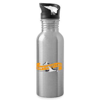 Caring For Animals Isnt What I Do It's Who I Am An - Trinkflasche mit integriertem Trinkhalm - Lightsilver - Rechts