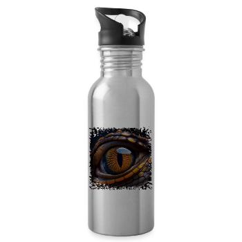 Iris photography requires special technique - Water bottle with straw - silver - Right