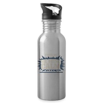 Perimenopause Humor Perimenopause - Trinkflasche mit integriertem Trinkhalm - Lightsilver - Rechts