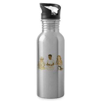 Everyday family life - Water bottle with straw - silver - Right