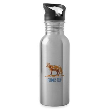 algeria animal F - Trinkflasche mit integriertem Trinkhalm - Lightsilver - Rechts