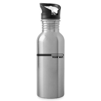 _loading_f1 - Trinkflasche mit integriertem Trinkhalm - Lightsilver - Rechts
